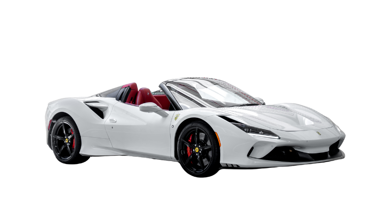 Ferrari F8 Spider - White - Front View
